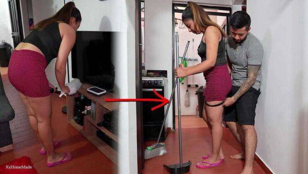 The maid's first day on the job turned unexpectedly raunchy. - porntry.com on v0d.com