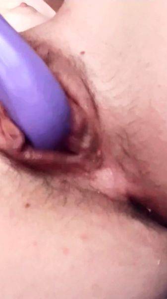 Play with my pussy with my purple vibrator - drtuber.com on v0d.com