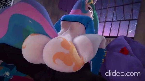 Princess Celestia's Passion for Thick Black Shlong - porntry.com on v0d.com