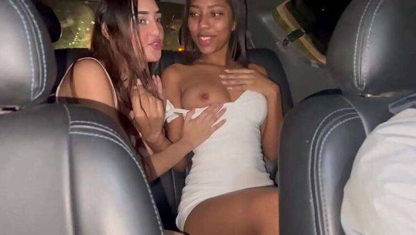 A intense car tryst with my Latin step-sister as stepfather pumps gas. - veryfreeporn.com - Colombia on v0d.com