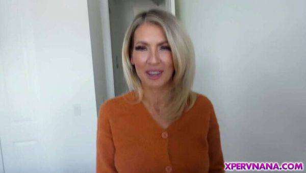 Step-Grandma Gigi Dior Can't Resist Her Stepgrandson's Charm: Blowjob Guaranteed - xxxfiles.com on v0d.com