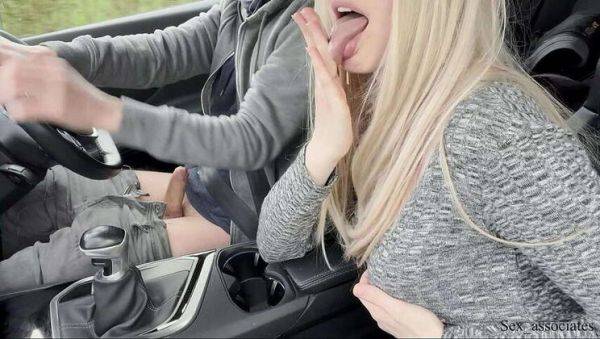 Wonderful handjob driving! Enormous load. Cum feast. Cum play. Featuring Sofie Lund and Otto Holm - veryfreeporn.com on v0d.com