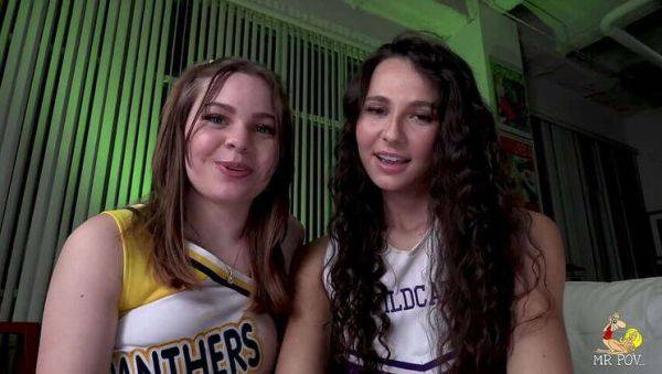 Teen Cheerleaders Liz Jordan & Adrianna Jade Caught by Lecherous Coach! - porntry.com - Jordan on v0d.com