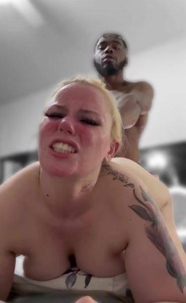 White booby slut adores being fucked from behind by a BBC - anysex.com on v0d.com