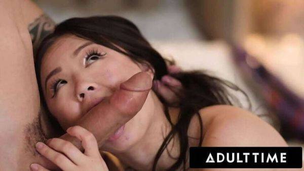 Asian Teen Lulu Chu Abandons Study for Passionate Intercourse with Sly Partner, Apollo Banks - xxxfiles.com on v0d.com