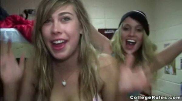 Teens get wild at sister Streak's party with softcore and tan lines - sexu.com on v0d.com