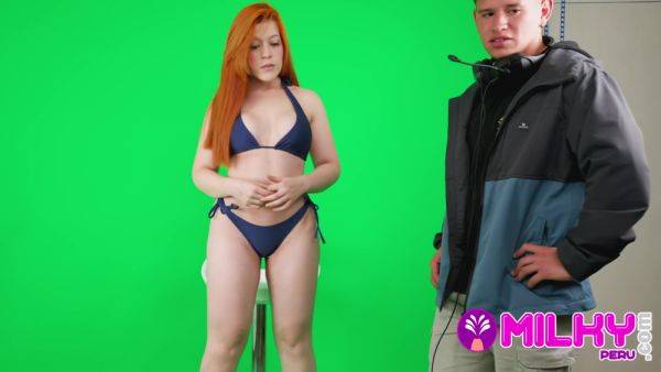 I Fucked The Assistant To Get The Job!! Redhead Goes To A Tv Casting - hclips.com on v0d.com
