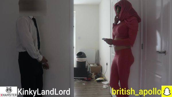 Landlord Caught Masturbating By Hijab Muslim Yoga Tenant Paying Rent & Cock Flash! Xxx - desi-porntube.com - India on v0d.com