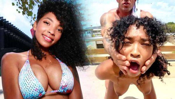 Ebony Latina Barbie Rous Gets Hardcore Action Outside - veryfreeporn.com on v0d.com