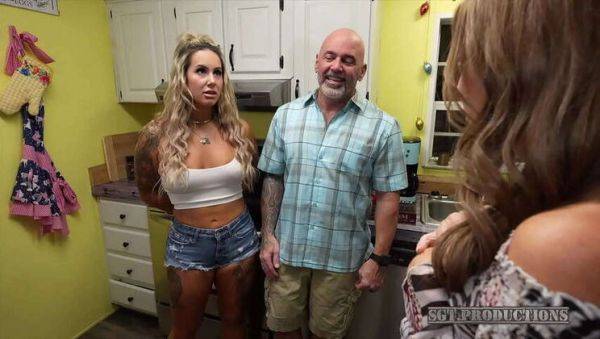 Stepdaughter's Forbidden Gift: A Handjob for Stepdad Scott - xxxfiles.com on v0d.com