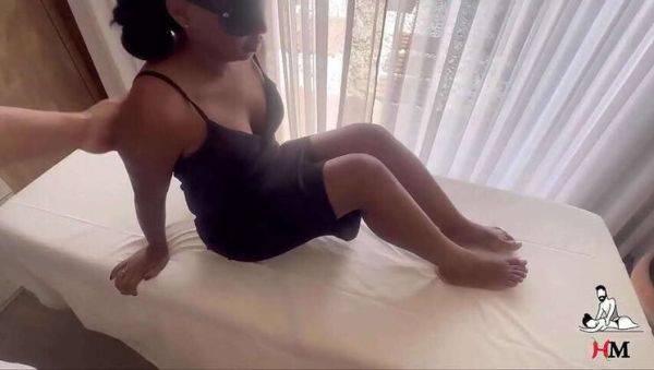 Young and Attractive Girl Caught While Having Tantric Massage Ends Up Having Sex With Therapist - porntry.com on v0d.com