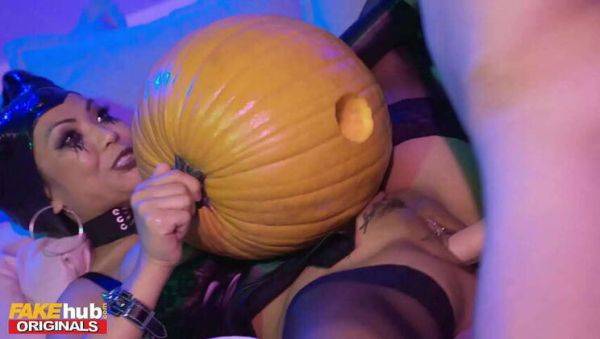 Asian Cutie Polly Pons at College Halloween Party: Pumpkin Pumping & Intimate Encounter - porntry.com - Thailand on v0d.com