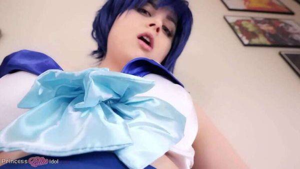 Sailor Mercury's Future Cosplay: Pegging Fantasy - xxxfiles.com on v0d.com