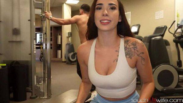 Hot Latin Lady Gaby Ortega Has a X-Rated Encounter at the Hotel Gym - xxxfiles.com on v0d.com