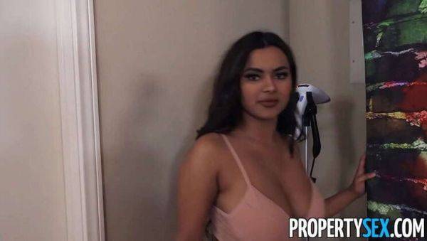 Curvy Tenant Numi Zarah: Seducing Her Landlord with Blowjob and Sex - xxxfiles.com on v0d.com