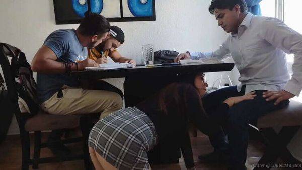 Pupils Exploit Teacher's Arousal for Intense Gangbang (1/2) - xxxfiles.com - Mexico on v0d.com