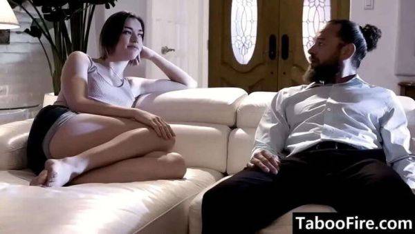 Step-Uncle and Step-Niece Get Risqué: Taboo Family Action - xxxfiles.com on v0d.com