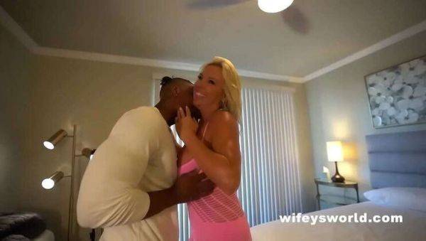 Shy Black Stud's Massive Member Serviced and Swallowed by Wifey's World - veryfreeporn.com on v0d.com