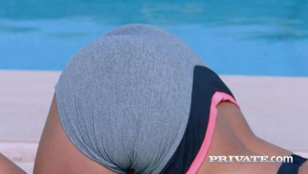 Flexible Teen Ally Breelsen Loves Yoga and DP - porntry.com on v0d.com