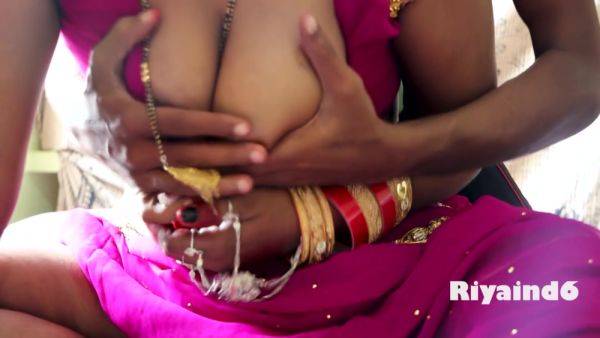 Honey Moon In Stepbrother-in-law Celebrated With Stepsister-in-law, Water Was Removed From The Pussy - desi-porntube.com - India on v0d.com