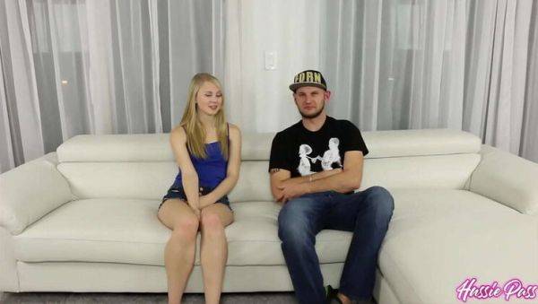 Lily Rader's First Time: Blonde Teen Takes Big Cock in Rough Debut with Brian Omally - veryfreeporn.com on v0d.com