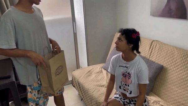 Step Sister-In-Law Rides My Big Dick After Surprise Gift - Skinny Hot Sexy & Indi Big Dick - veryfreeporn.com on v0d.com