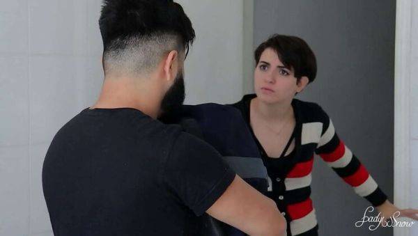 Girlfriend Kicks Me Out, So I Bang Her Stepsister - Juh Mushroom & Lady Snow Brasil - veryfreeporn.com on v0d.com