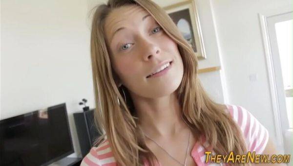 POV Teen Kirsten Lee Takes Big Cock Cum in Mouth First Time - veryfreeporn.com on v0d.com