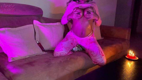 Vicky Menage: Hot Latina Solo Dance in Lingerie, Perfect Ass Clapping - veryfreeporn.com - Brazil on v0d.com