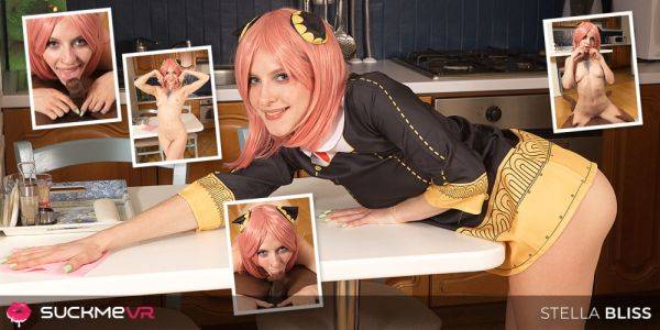 Naughty Anime Babe, Stella Bliss, Takes A BBC Creampie - SuckMeVR - txxx.com on v0d.com