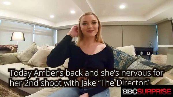 18-Year-Old Amber Moore Takes Her First Big Black Cock in Hardcore Interracial Sex - xxxfiles.com on v0d.com