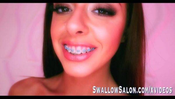 Vanna Bardot Sucks Huge Cock with Braces - Teen Deep Throat Action - xxxfiles.com on v0d.com