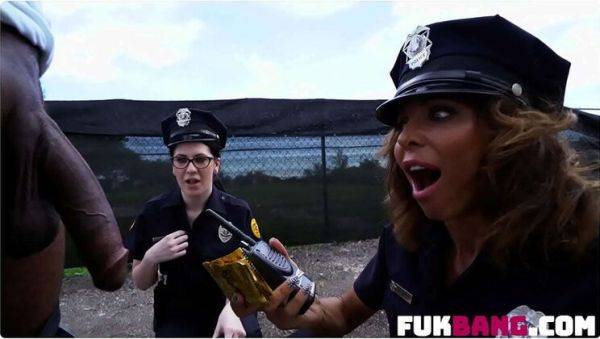 Lyla Lali & Norah Gold Break The Law with Hardcore Threesome Action - Blowjob, Facial, and Doggystyle Fun - xxxfiles.com on v0d.com