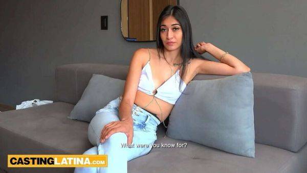 Sexy Latina MILF Jovanna Takes Big Cock in Her First Porn Audition - xxxfiles.com - Colombia on v0d.com