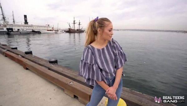 Blonde Teen Scarlett Fall Fucks in Colorado - Amateur Casting Audition - xxxfiles.com on v0d.com