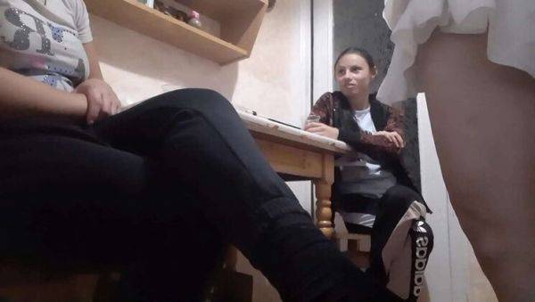 Lesbian Girls Dirty Talk & Pussy Cum - Wet Kitchen Orgasm - xxxfiles.com on v0d.com
