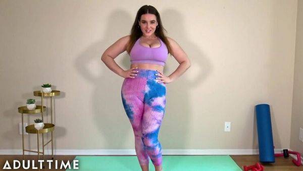 Natasha Nice's Full Body Workout - Big Natural Tits in Yoga Pants - veryfreeporn.com on v0d.com