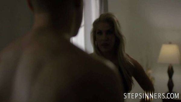 Step Son Fucks Stepmom Kayla Paige to Fix Her Broken Heart - Big Tits MILF Taboo - porntry.com on v0d.com