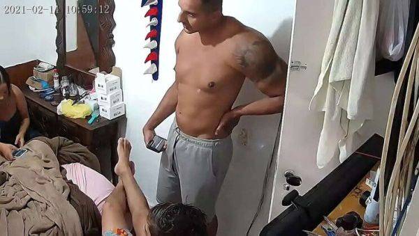 Two Guys Fuck My Wife - Flakael & Pitbull Porn - Latina Amateur Threesome - porntry.com on v0d.com