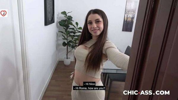 Hot Spanish YouTuber Roma Amor Cheats on Wife with Young Lover - Amateur Table Sex & Cumshot - xxxfiles.com - Spain on v0d.com