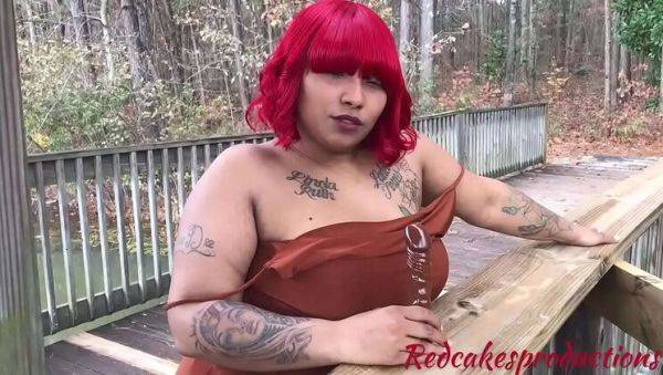 Layla Red Public JOI - Ebony BBW Masturbation - xxxfiles.com on v0d.com