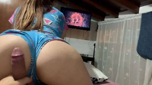 Stepsister Natasha Bull Sneaks Into My Room For Movie Night, Her Big Ass Makes Me Horny - veryfreeporn.com on v0d.com