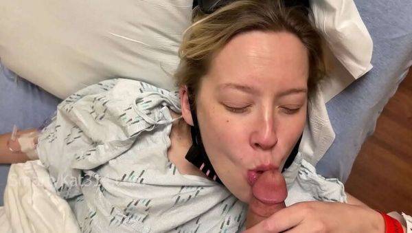Blonde Nurse Blows Boyfriend in Hospital Pre-Op Room - Almost Caught by Surgeon! Ft. SmartyKat314 - porntry.com on v0d.com