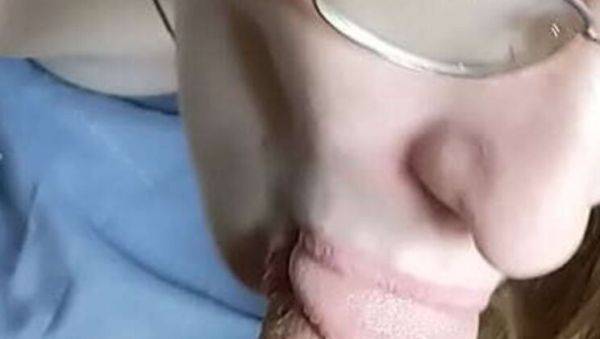 Tattooed Brunette PAWG Sucks and Swallows Big Dick - xxxfiles.com on v0d.com