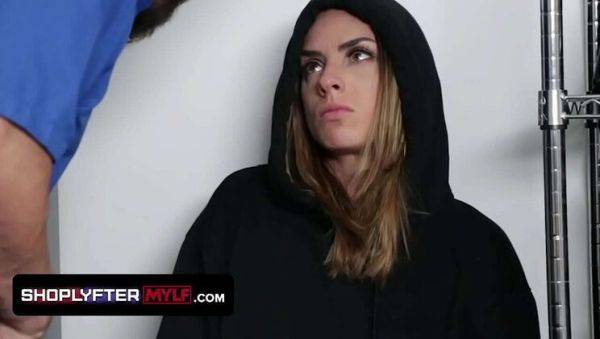 Jaimie Vine Fucks Security Guard After Shoplifting Jewelry - Big Tits MILF Creampie - xxxfiles.com on v0d.com