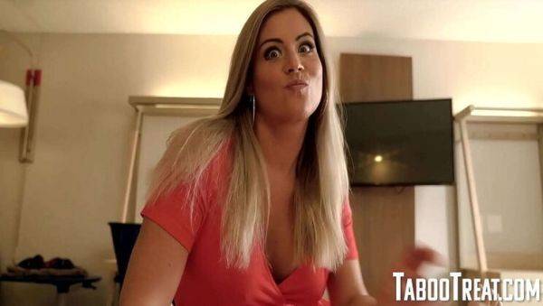 Blonde Stepmom Coco Vandi Rides Step Son While Talking About Her Past Lovers - xxxfiles.com on v0d.com