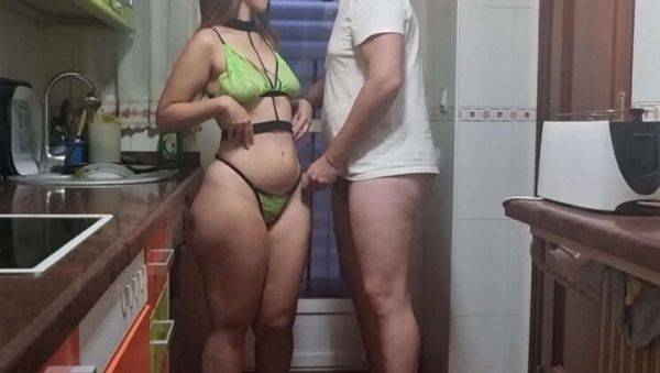 Hot Latina MILF Ana Duro Gets Fucked Hard in the Kitchen by Big Cock - xxxfiles.com on v0d.com