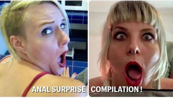 Surprise Anal Creampie Compilation - Big Ass Amateur Takes It All - xxxfiles.com on v0d.com