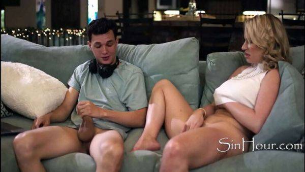 Blonde Stepmom Rachael Cavalli Teaches Italian Stallion Taboo Fun - porntry.com - Italy on v0d.com