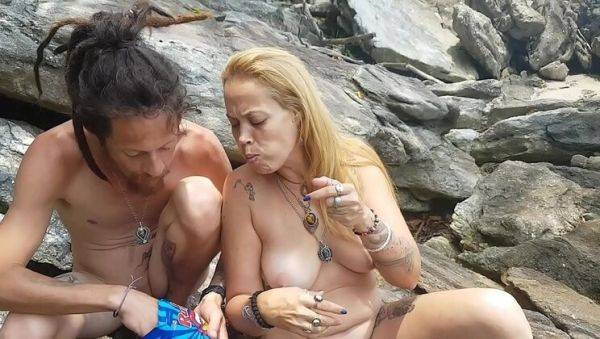 Snake Island Episode 1: Blonde Latina Honey Fairy Gives Blowjob - Amateur Reality Porn - porntry.com on v0d.com